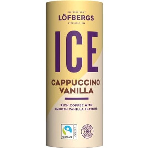 Iskaffe ICE Cappuccino Vanilj 230ml Löfbergs