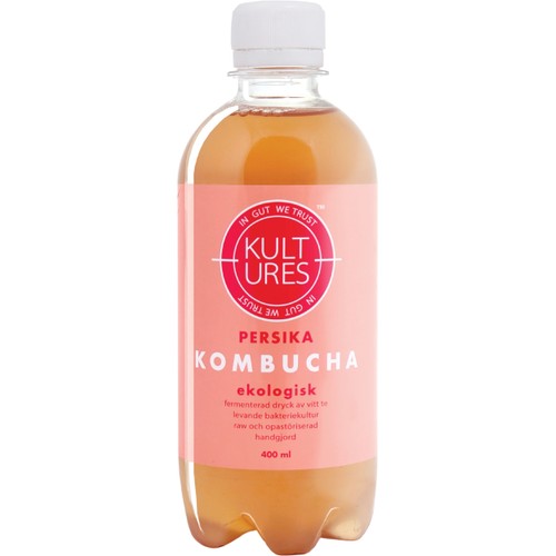 Kombucha Persika Eko 400ml Kultures
