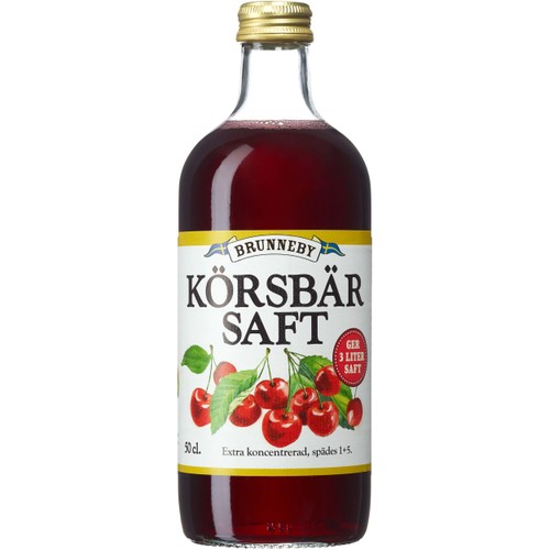Körsbärssaft 50cl Brunneby