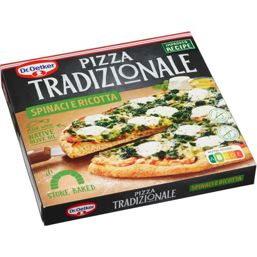 Pizza Tradizionale Spinaci e ricotta 415g Dr. Oetker