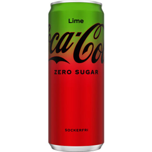 Läsk Cola Lime Zero 33cl Coca-Cola