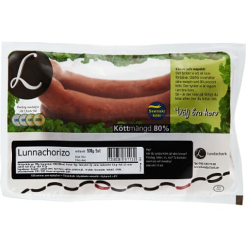 LunnaChorizo 500g Lundachark