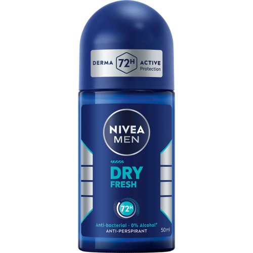 Deodorant Roll On 72h Dry Fresh Long 50ml Nivea Men