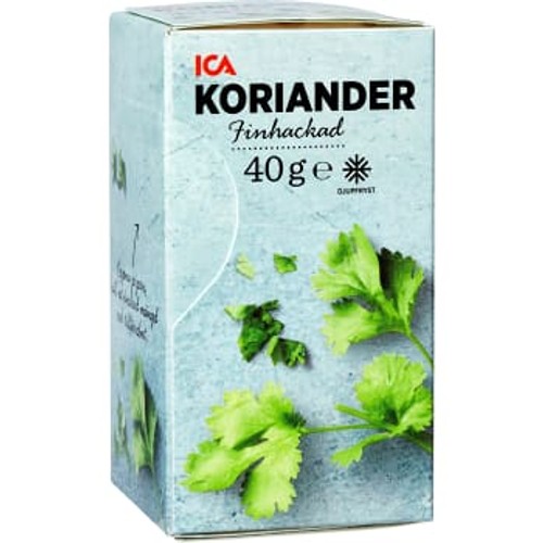 Koriander Finhackad Fryst 40g ICA