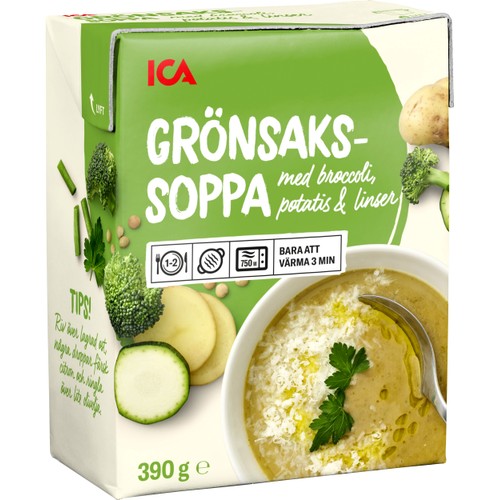 Grönsakssoppa 390g ICA