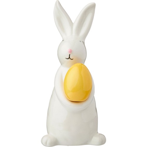 Påskhare 17cm gult ägg Nordic Season