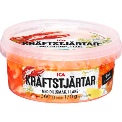 Kräftstjärtar med dillsmak i lake 170g ICA