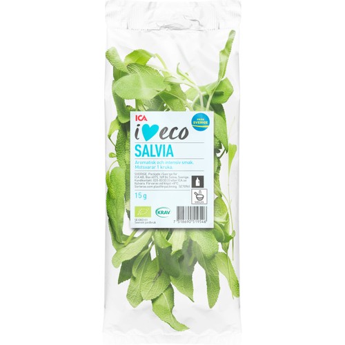 Salvia flowpack 15g Ekologisk Klass 1 ICA I love eco
