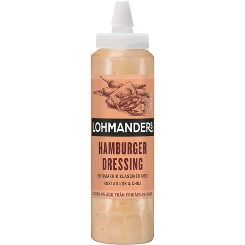 Hamburgerdressing 250 ml Lohmanders