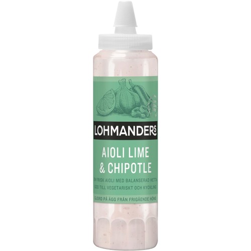 Aioli Lime & Chipotle 250ml Lohmanders