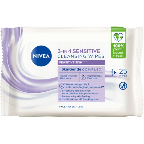 Ansiktsservetter Sensitive Cleansing Wipes 25-p Nivea