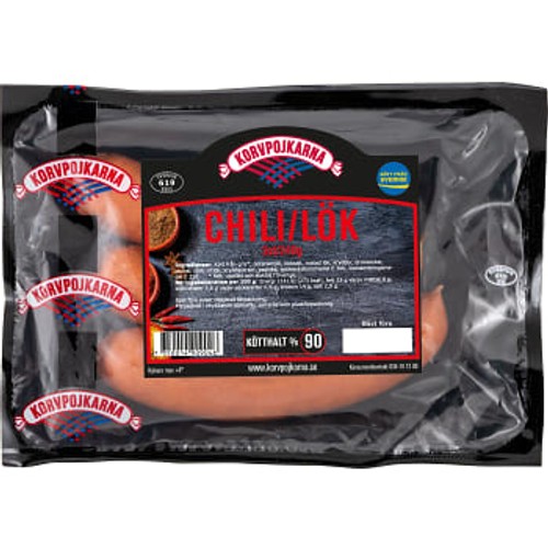 Kryddkorv Chili/Lök 240g Korvpojkarna