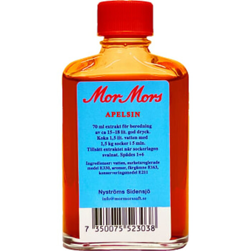 Saft Apelsin Mormors 70ml Norrbröd