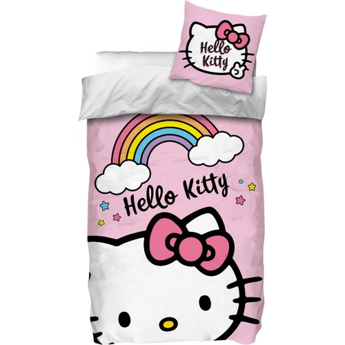 Bäddset Hello Kitty 150x210/50x60cm