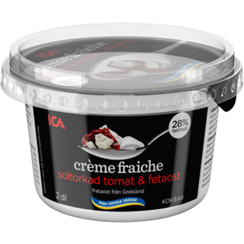 Crème fraiche Tomat Feta 28% 2dl ICA
