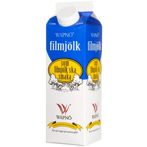 Filmjölk 3% 1l Wapnö