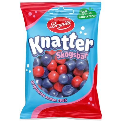 Knatter Skogsbär 80g Brynild