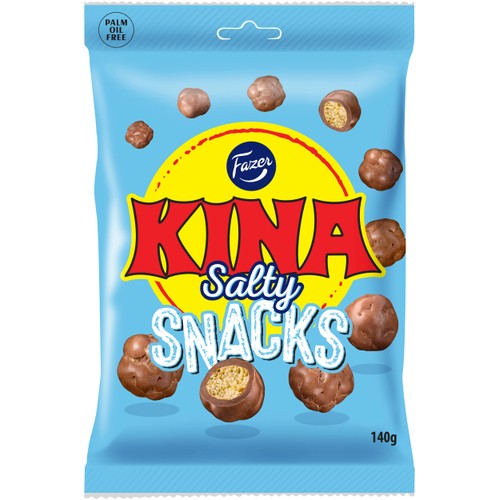 Kina Blå Salty Snacks 140g Fazer