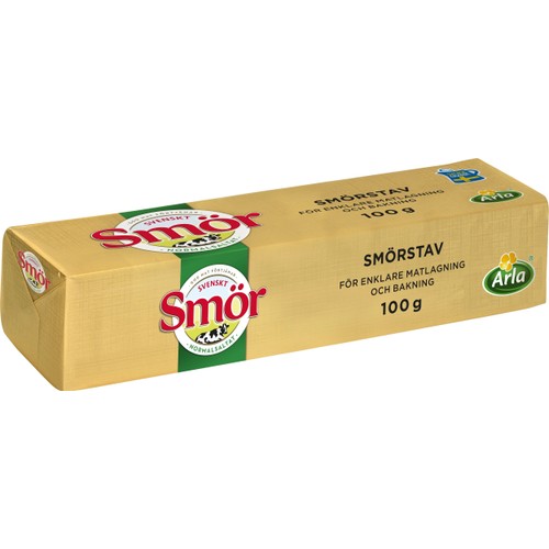Smörstav Normalsaltat 82% 100g Svenskt Smör från Arla