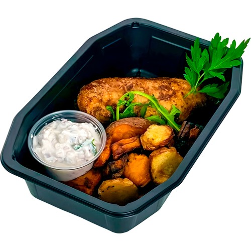Kycklingfilé Med Sötpotatis & Korianderyoghurt ca 420g ICA Kvantum Lerum