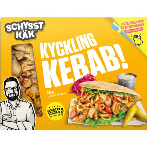 Kycklingkebab 275g Schysst käk