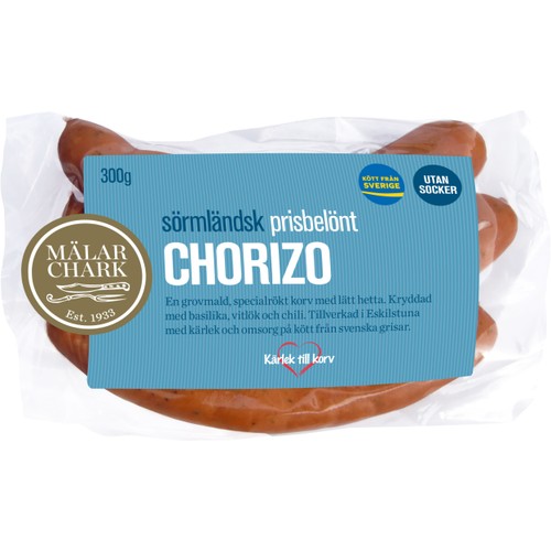 Kryddkorv Chorizo 300g Mälarchark