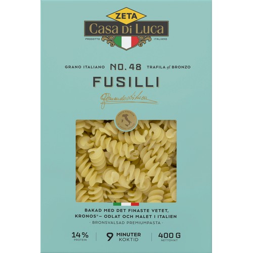 Pasta Fusilli 400g Zeta