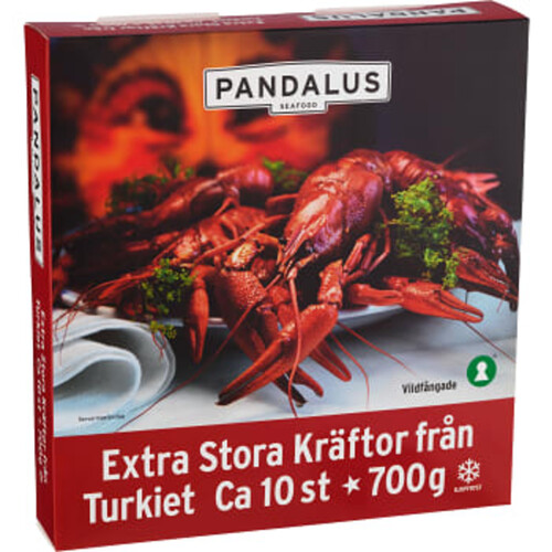 Kräftor Turkiska Extra Stora 700g Pandalus