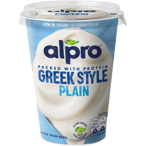 Yoghurt växtbaserad Greek Style naturell 3,6% 400g Alpro