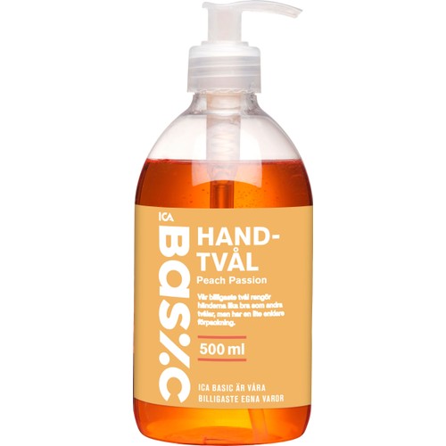 Handtvål Peach Passion 500ml ICA Basic