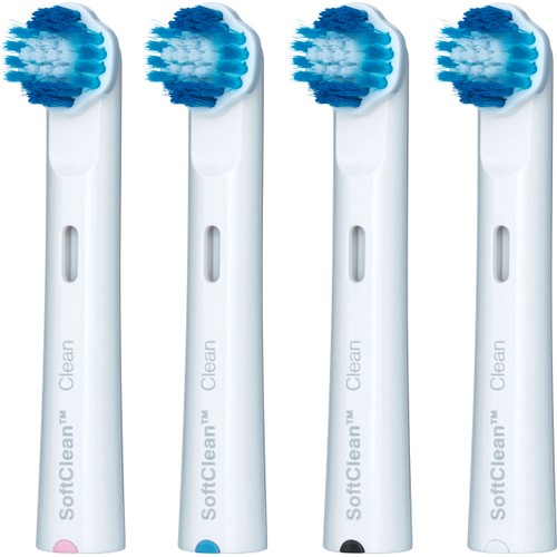 Tandborstrefill Clean 4-pack Jordan