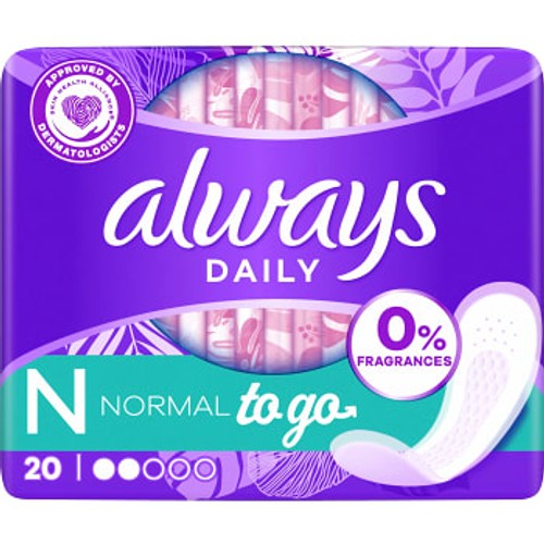 Trosskydd 20-p Daily Fresh Normal Always