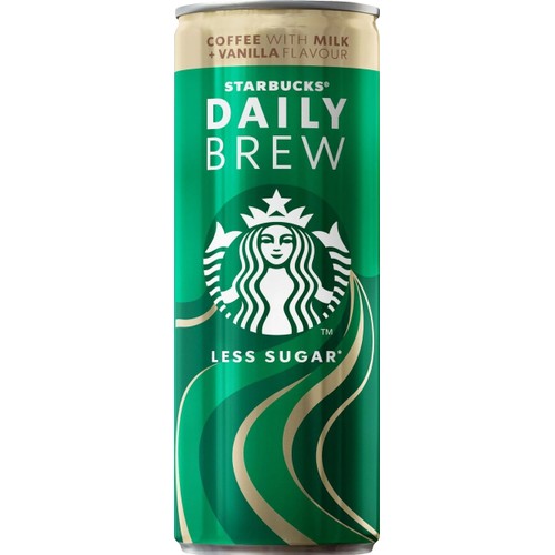 Iskaffe Daily Brew Vanilla 250ml Starbucks®