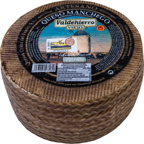 Manchego Opastöriserad ca 150g Falbygdens