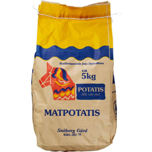 Fast potatis 5kg Klass 2