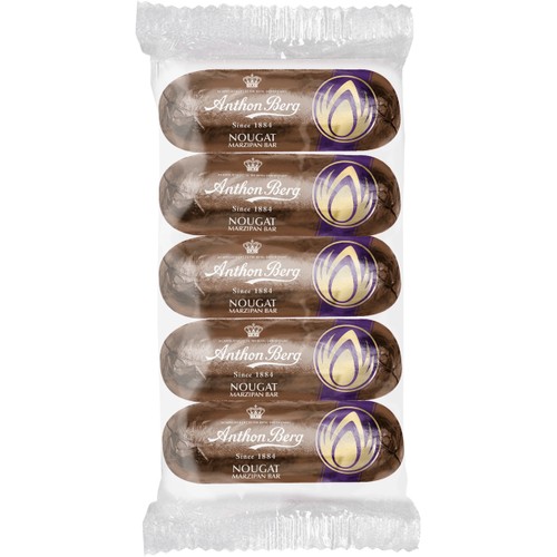 Marsipanbröd Nougat 5-p 125g Anthon Berg