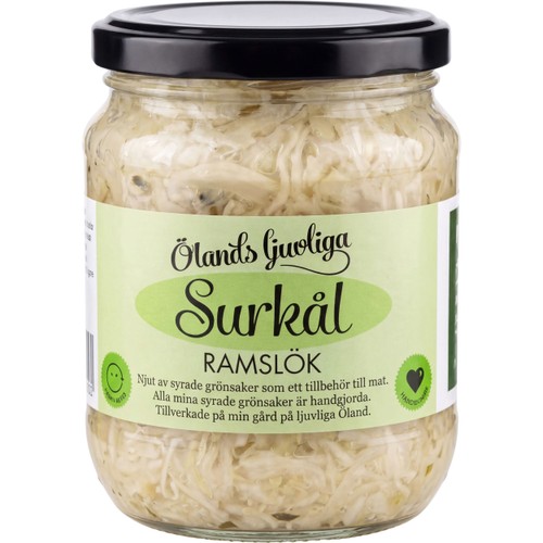 Surkål Smaksatt Med Ramslök 400g Ölands Ljuvliga