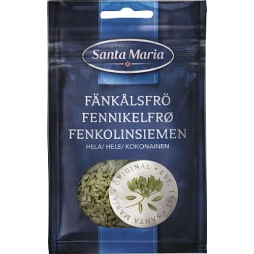 Fänkålsfrön Hela 13g Santa Maria
