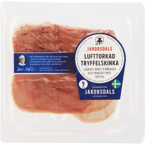 Tryffelskinka Lufttorkad 65g Jakobsdals