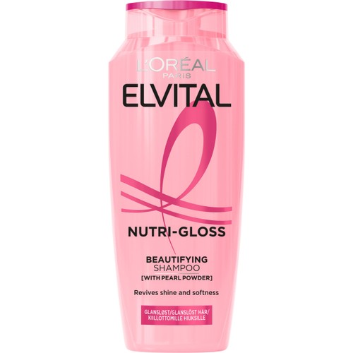 Schampo Nutri-gloss shine För glanslöst hår 250ml Elvital