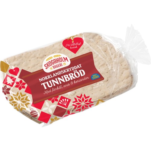 Norrlandskryddat tunnbröd 230g Fazer Bröd