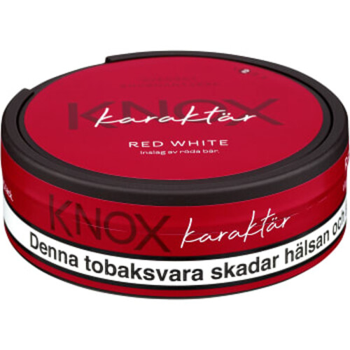 Red White Portionssnus 19,2 g Knox