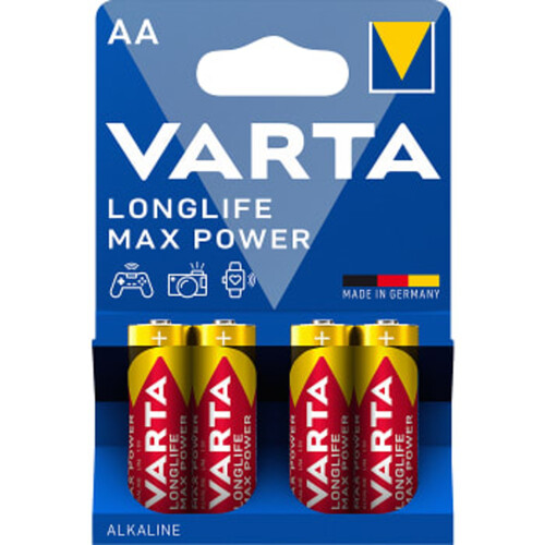Batteri Longlife Max Power AA 4-p