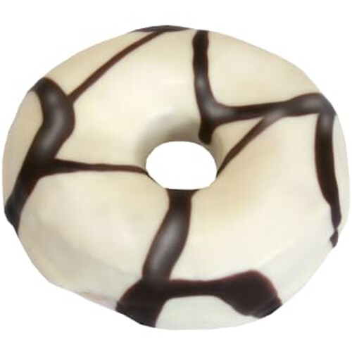 Donut Vit Choklad ca 75g Familjen Dafgård