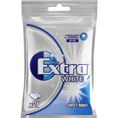 Tuggummi White Sweet mint 29g Extra