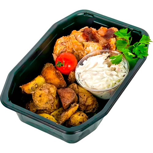 Pulled Pork Med Klyftpotatis ca 420g ICA Kvantum Lerum