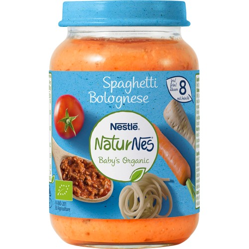 Spaghetti Bolognese 8m Ekologisk 190g Nestle