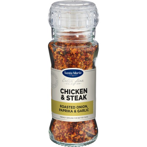 Chicken & steak Kryddblandning Kvarn 75g Santa Maria