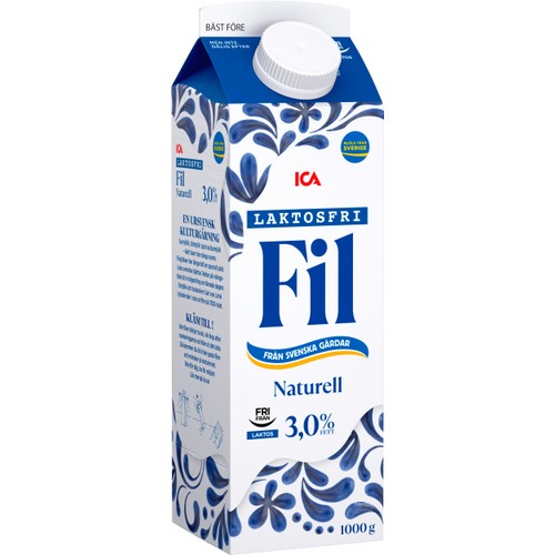 Filmjölk Laktosfri 3% 1l ICA