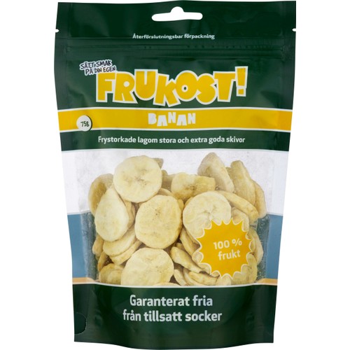 Banan Frystorkad 75g Frukost!